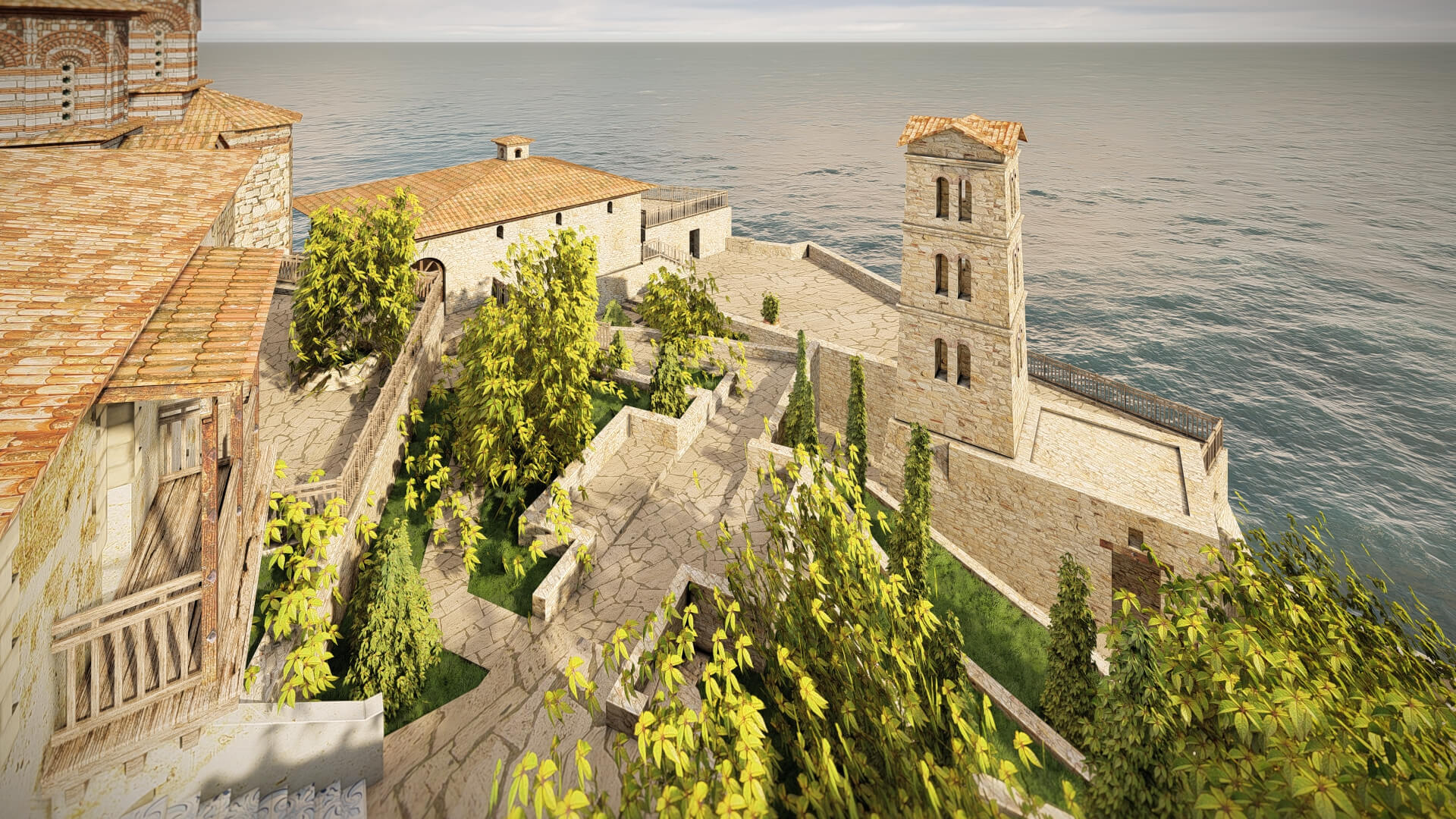 Island Citadel - 3D Model by AlphaGroup