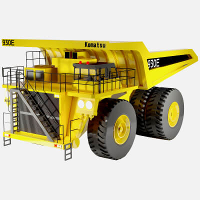 Komatsu 930E Mining Dump Truck