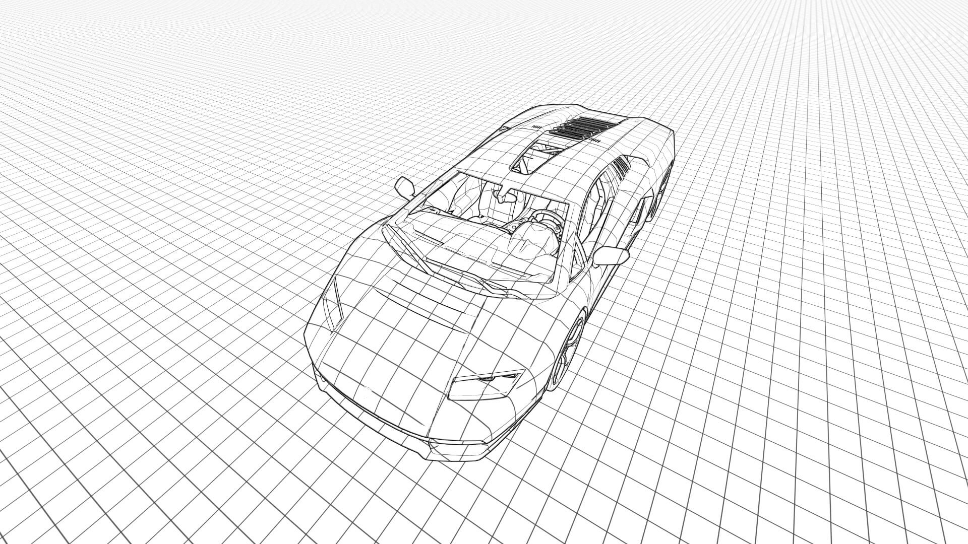 Lamborghini Countach LPI 800 4 2022 - 3D Model by AlphaGroup