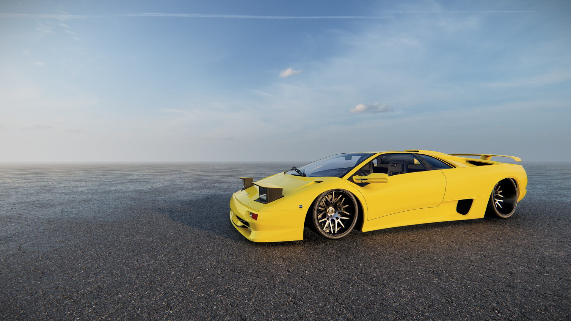 Lamborghini Diablo SV Ldf - 3D Model by AlphaGroup