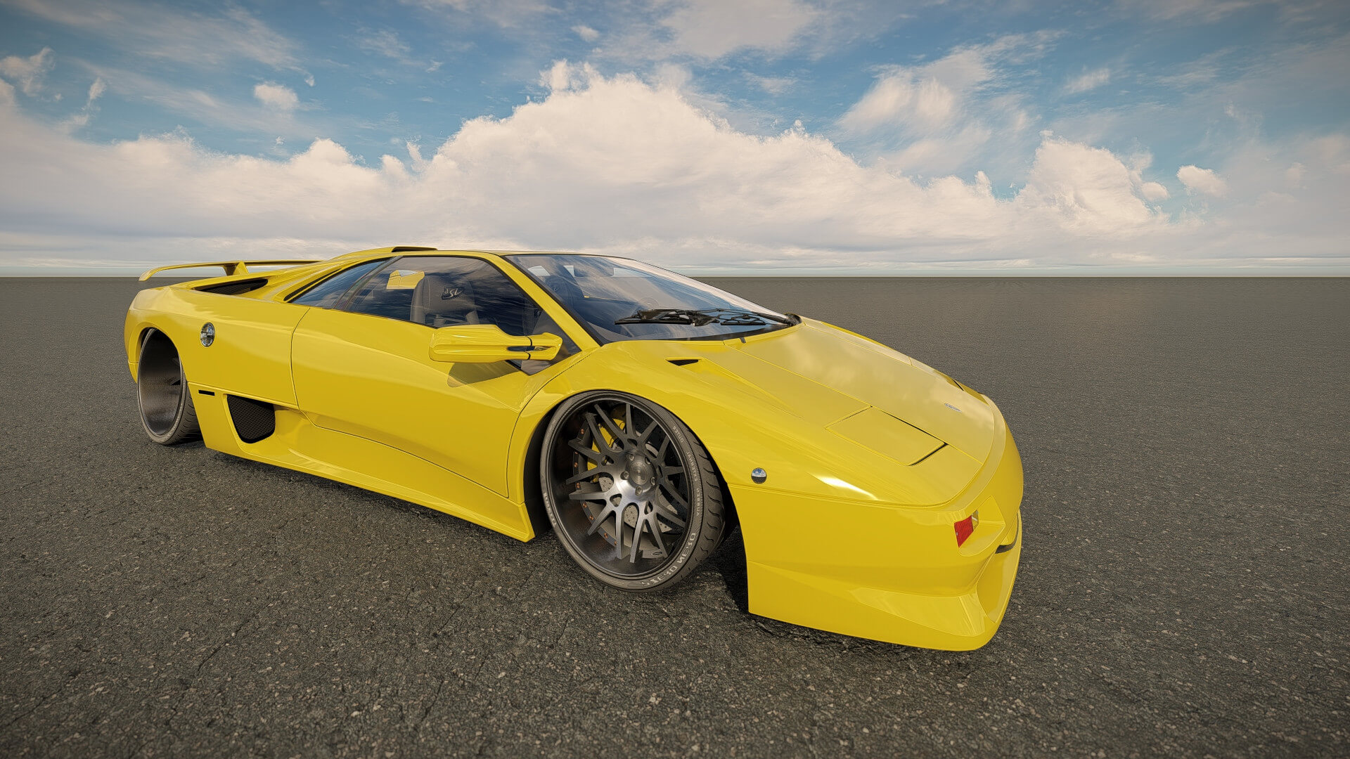 Lamborghini Diablo SV Ldf - 3D Model by AlphaGroup