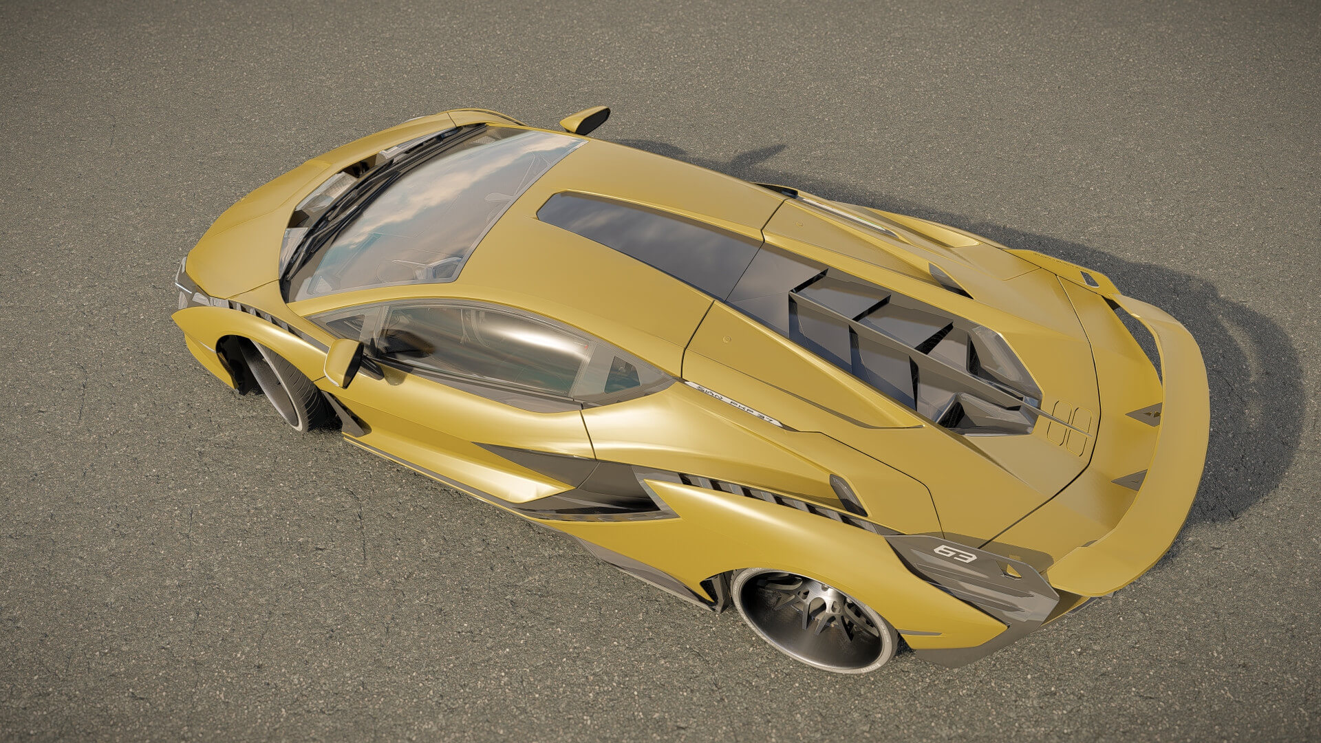 Lamborghini Sian - 3D Model by AlphaGroup