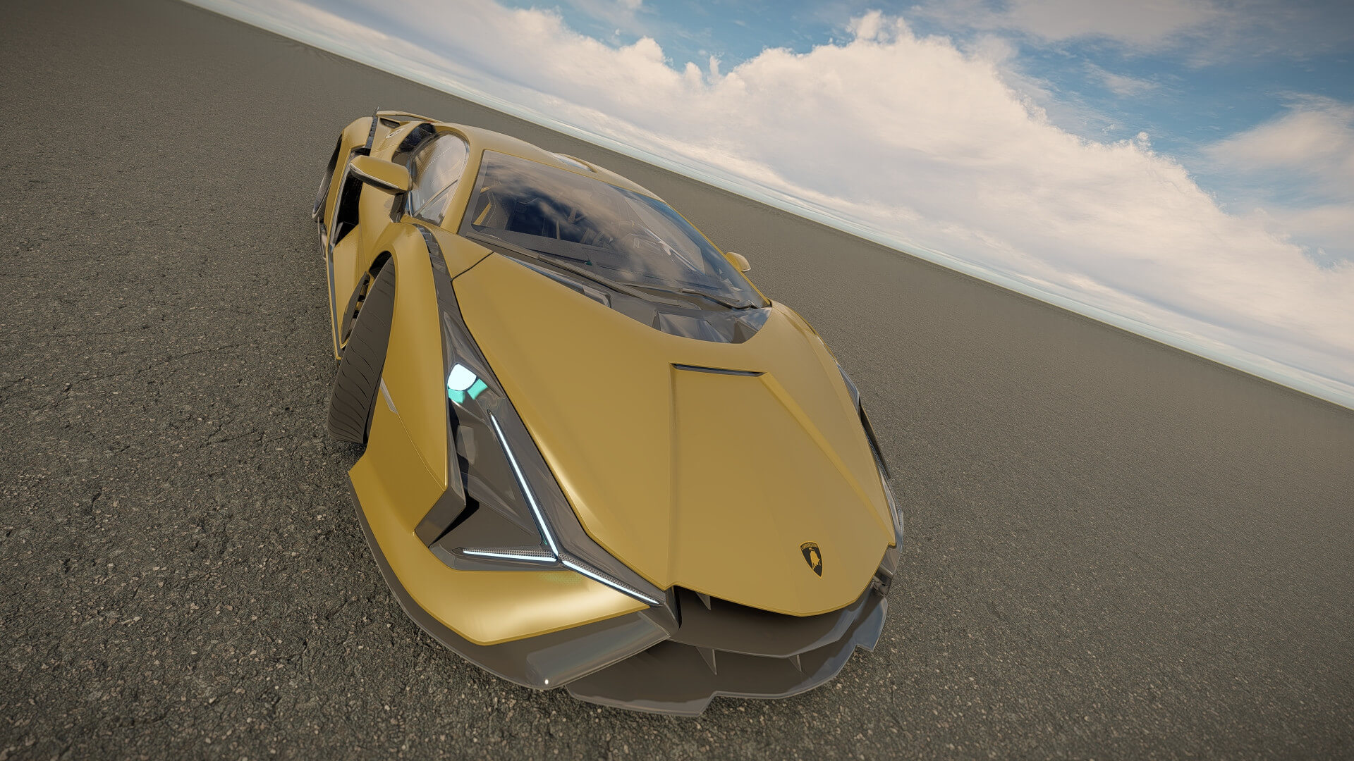Lamborghini Sian - 3D Model by AlphaGroup