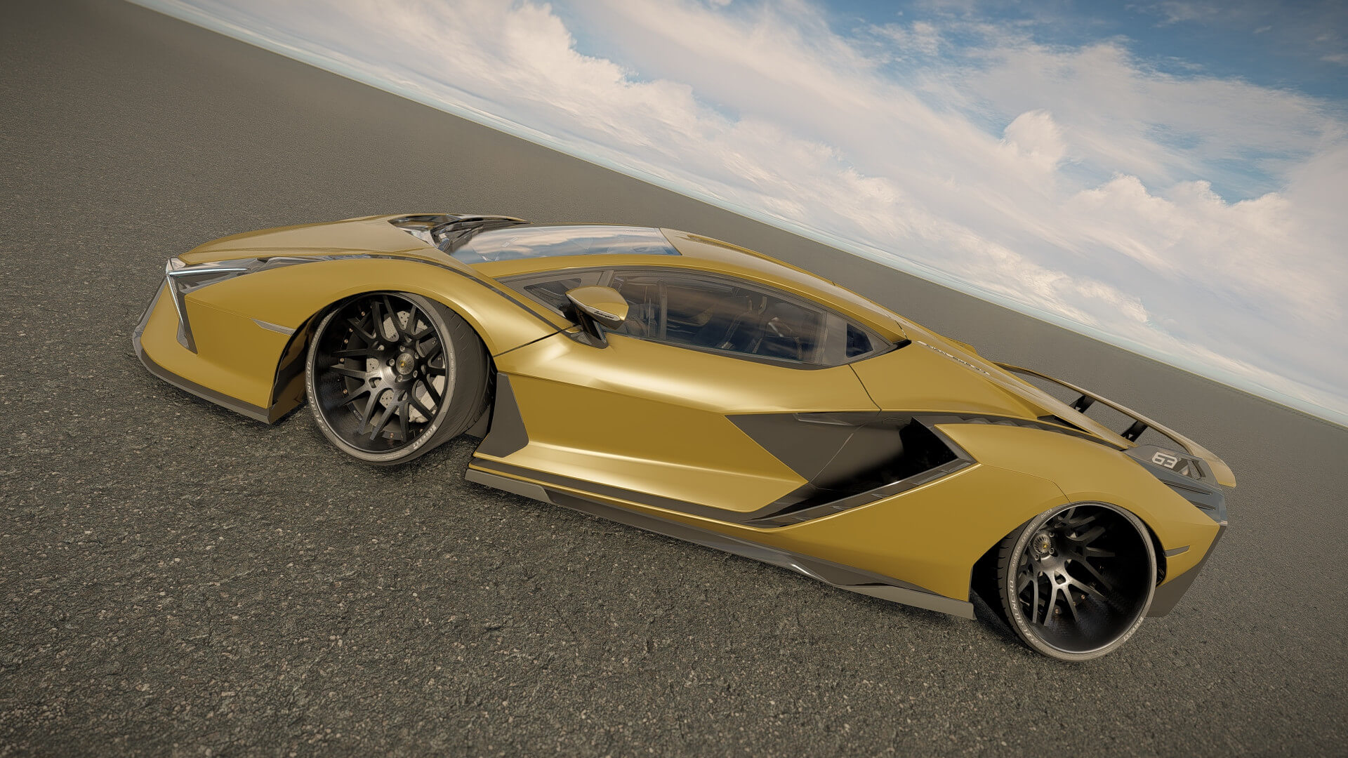 Lamborghini Sian - 3D Model by AlphaGroup