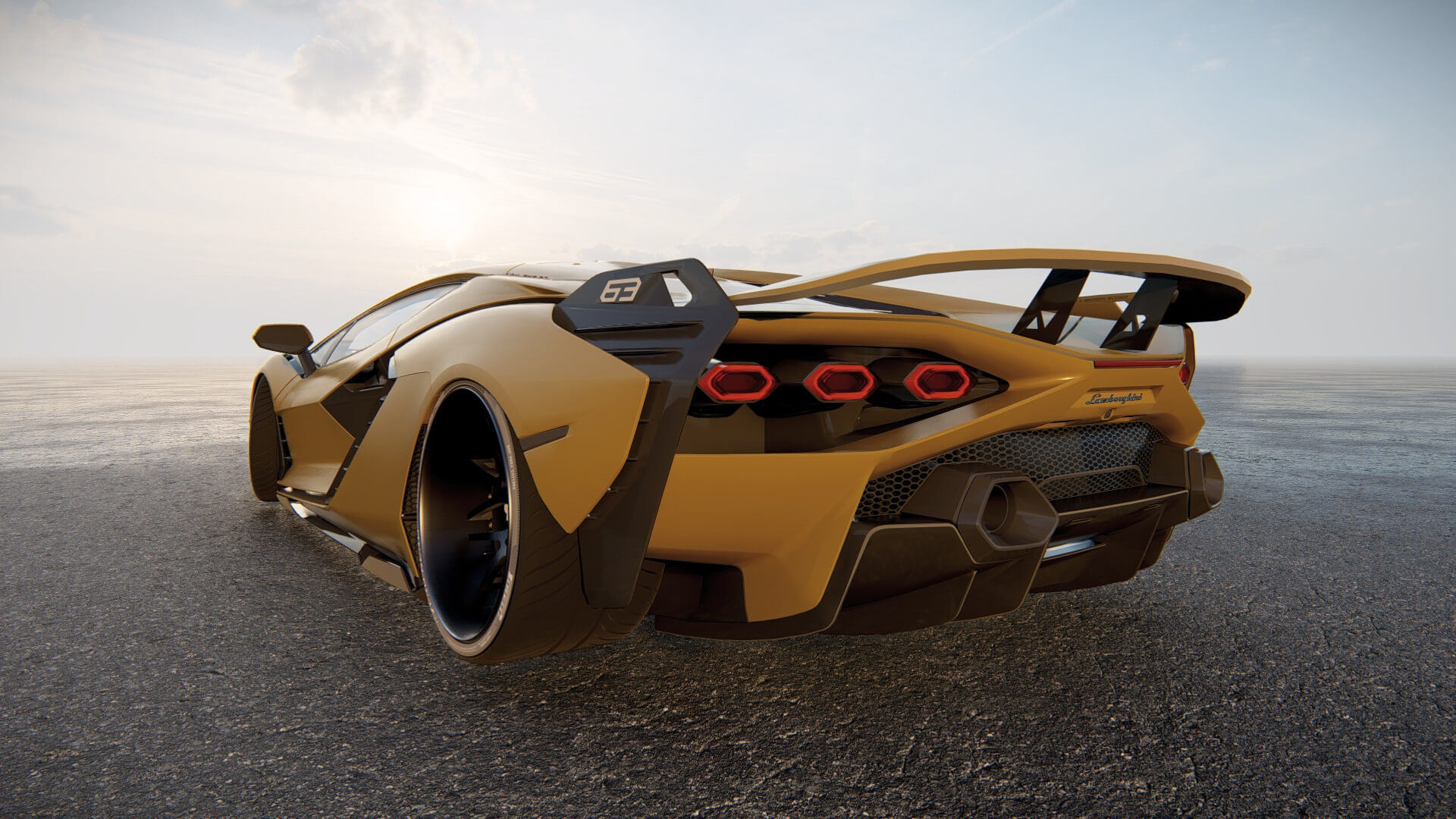 Lamborghini Sian - 3D Model by AlphaGroup