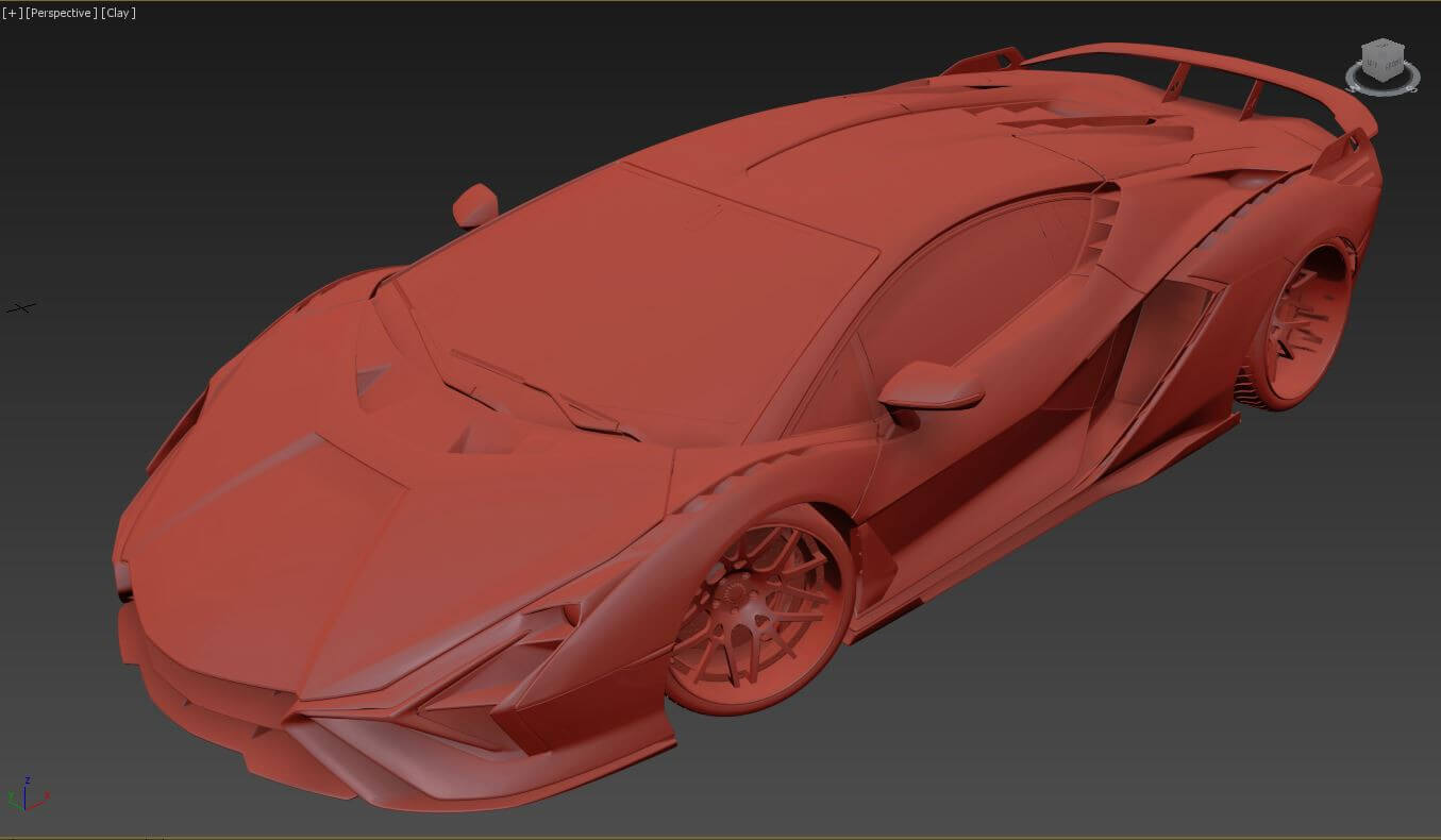 Lamborghini Sian - 3D Model by AlphaGroup