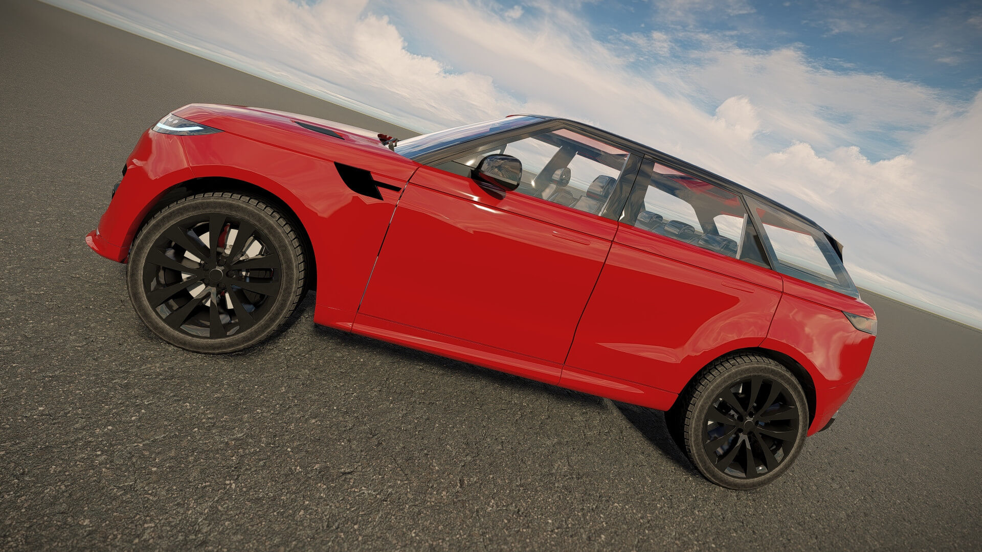Land Rover Range Rover Sport - 3D Model by AlphaGroup
