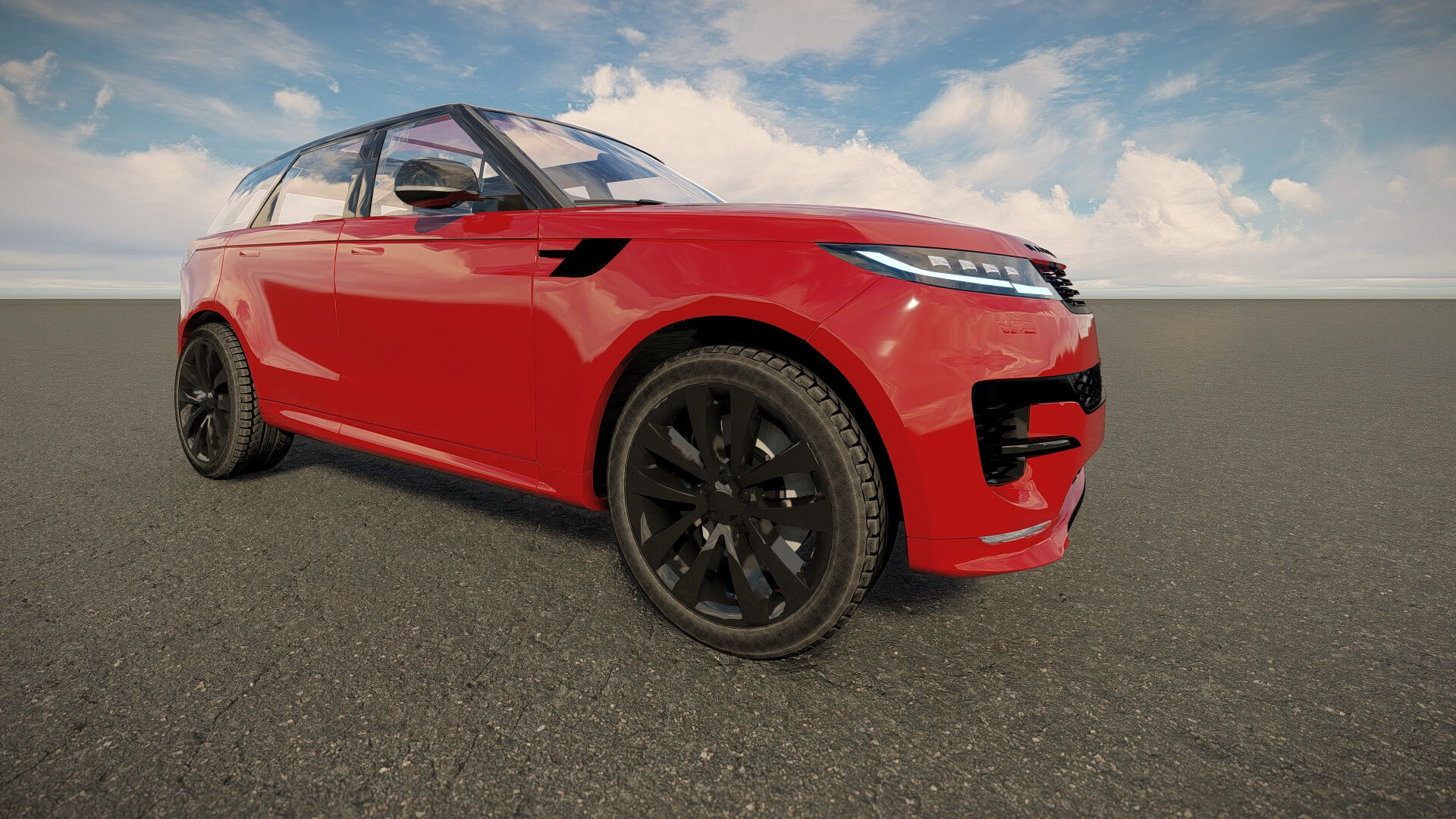 Land Rover Range Rover Sport - 3D Model by AlphaGroup
