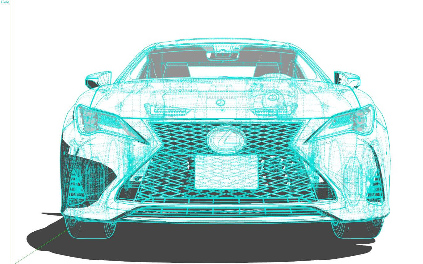 Lexus RC 350 3D Model by AlphaGroup
