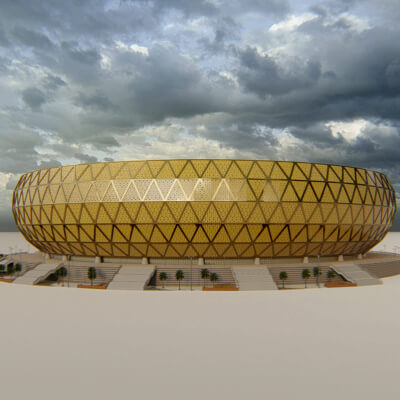 Lusail Iconic Stadium Qatar - 3D Model by AlphaGroup