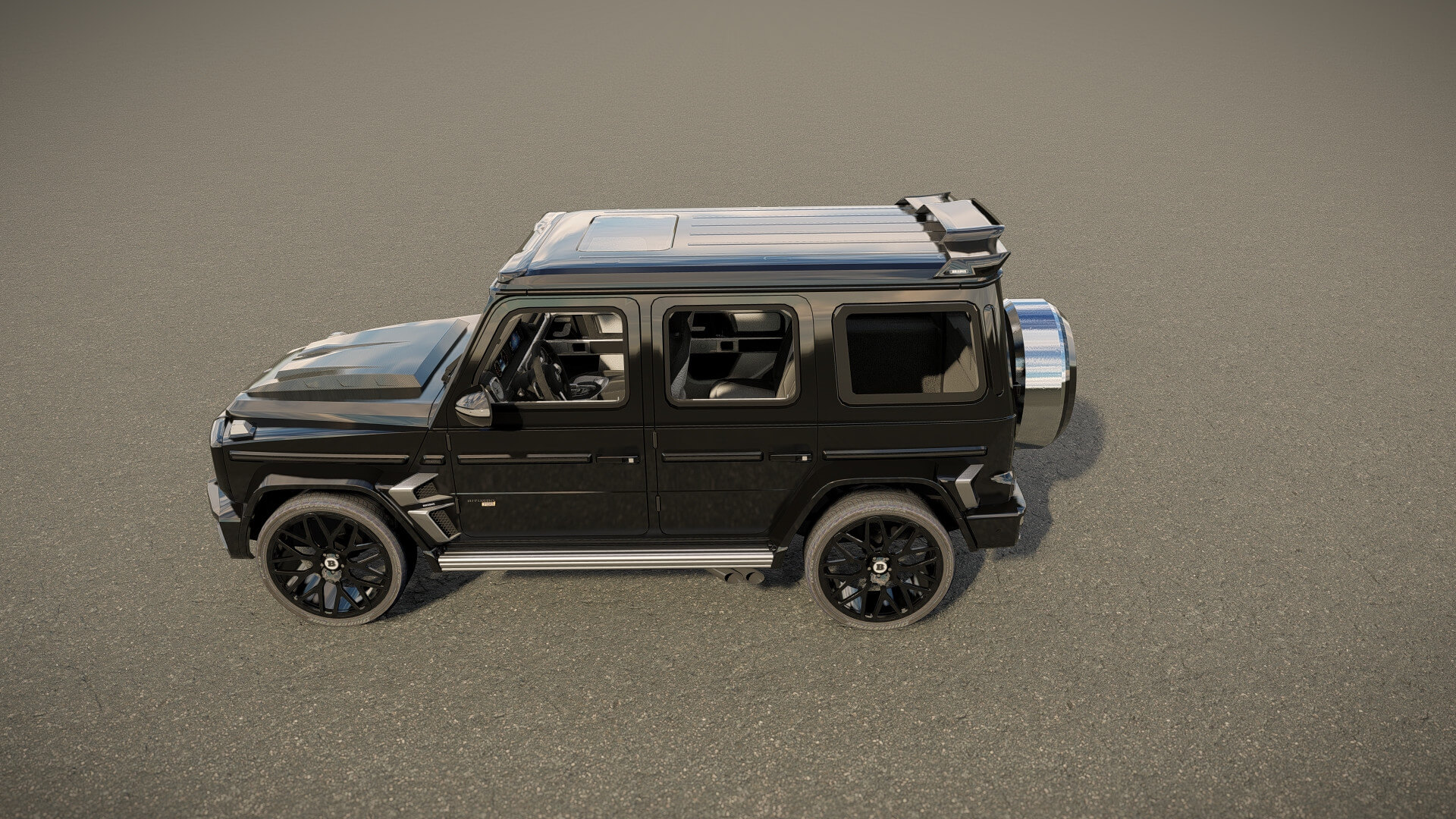 Mercedes AMG G63 Brabus G700 2022 - 3D Model by AlphaGroup