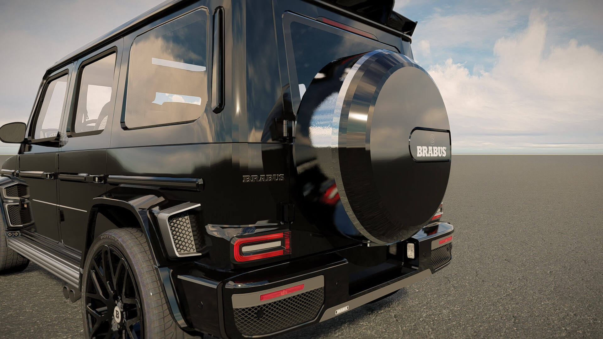 Mercedes AMG G63 Brabus G700 2022 - 3D Model by AlphaGroup