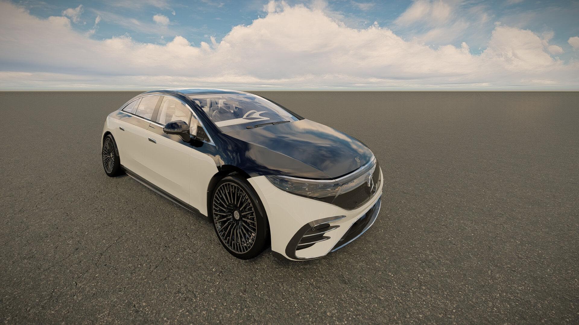 Mercedes Benz EQS 2022 - 3D Model by AlphaGroup