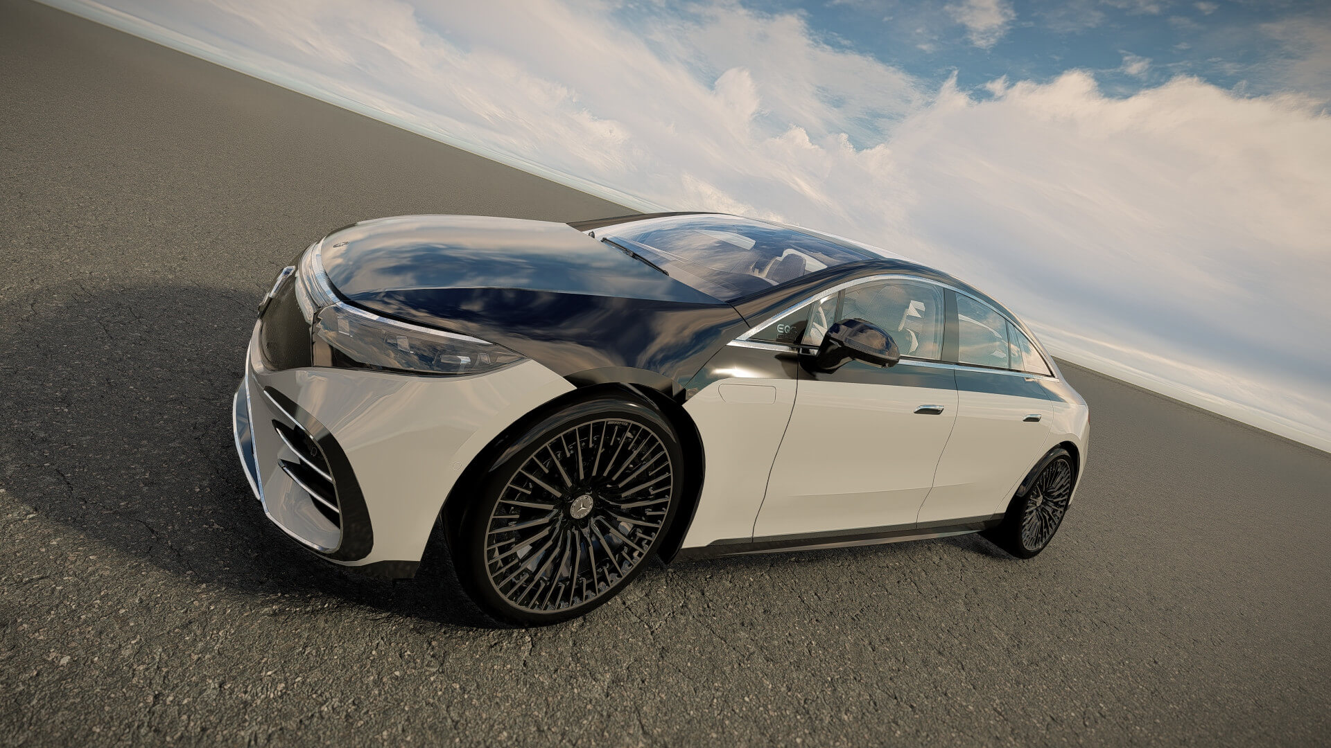 Mercedes Benz EQS 2022 - 3D Model by AlphaGroup