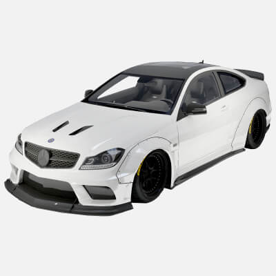 Mercedes-Benz C63 AMG Liberty Walk 2014
