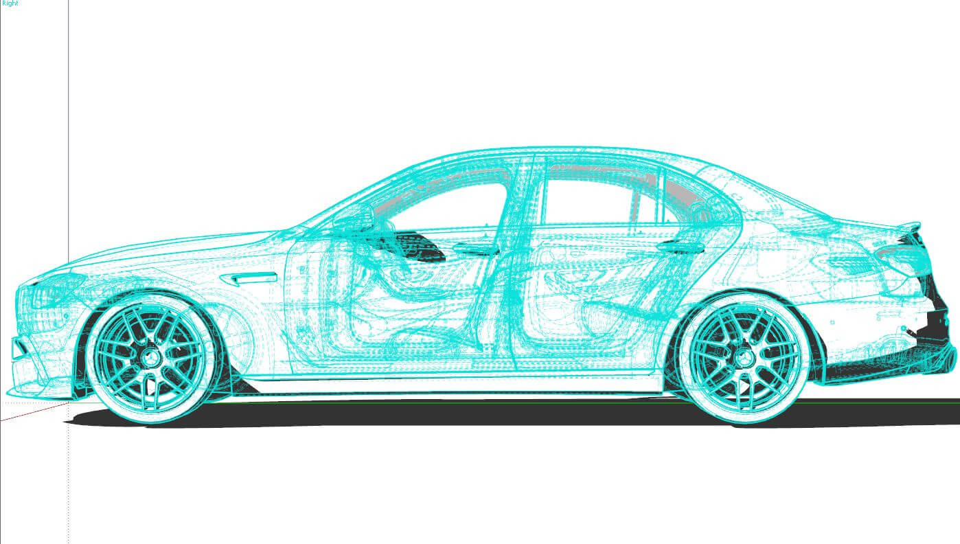 Mercedes-Benz E63 AMG 3D Model by AlphaGroup
