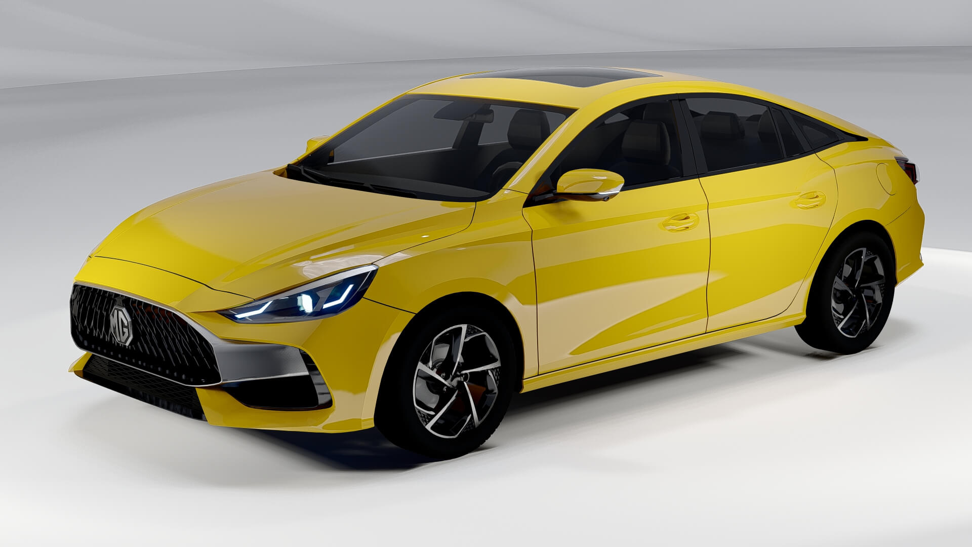 MG 5 GT 2022 - 3D Model by AlphaGroup