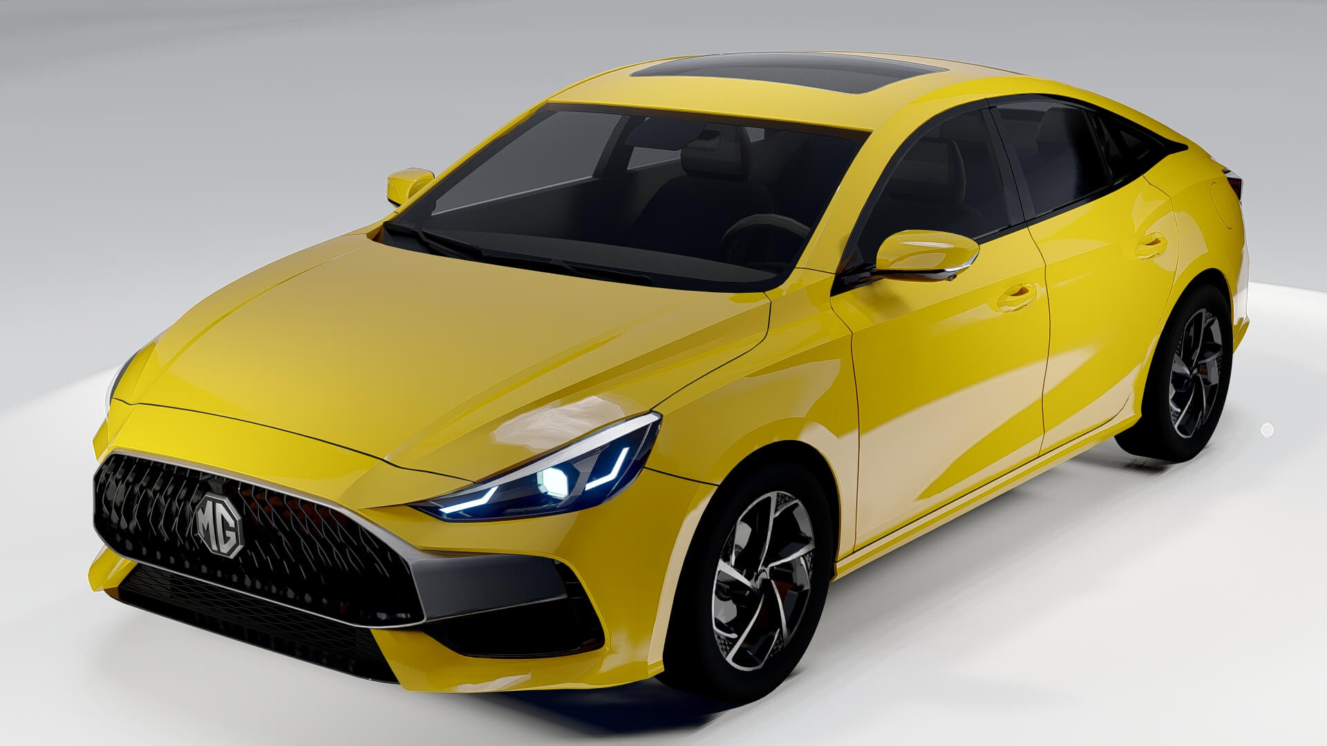 MG 5 GT 2022 - 3D Model by AlphaGroup