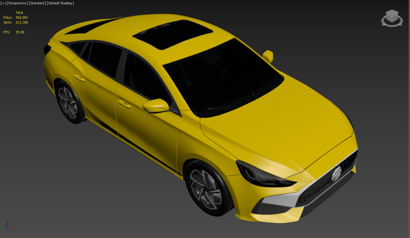 MG 5 GT 2022 - 3D Model by AlphaGroup