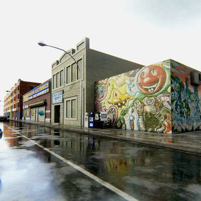 New York Street Scene by AlphaGroup