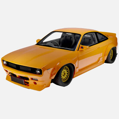 Nissan 240SX / Silvia S14 Rocket Bunny Boss Aero 1995