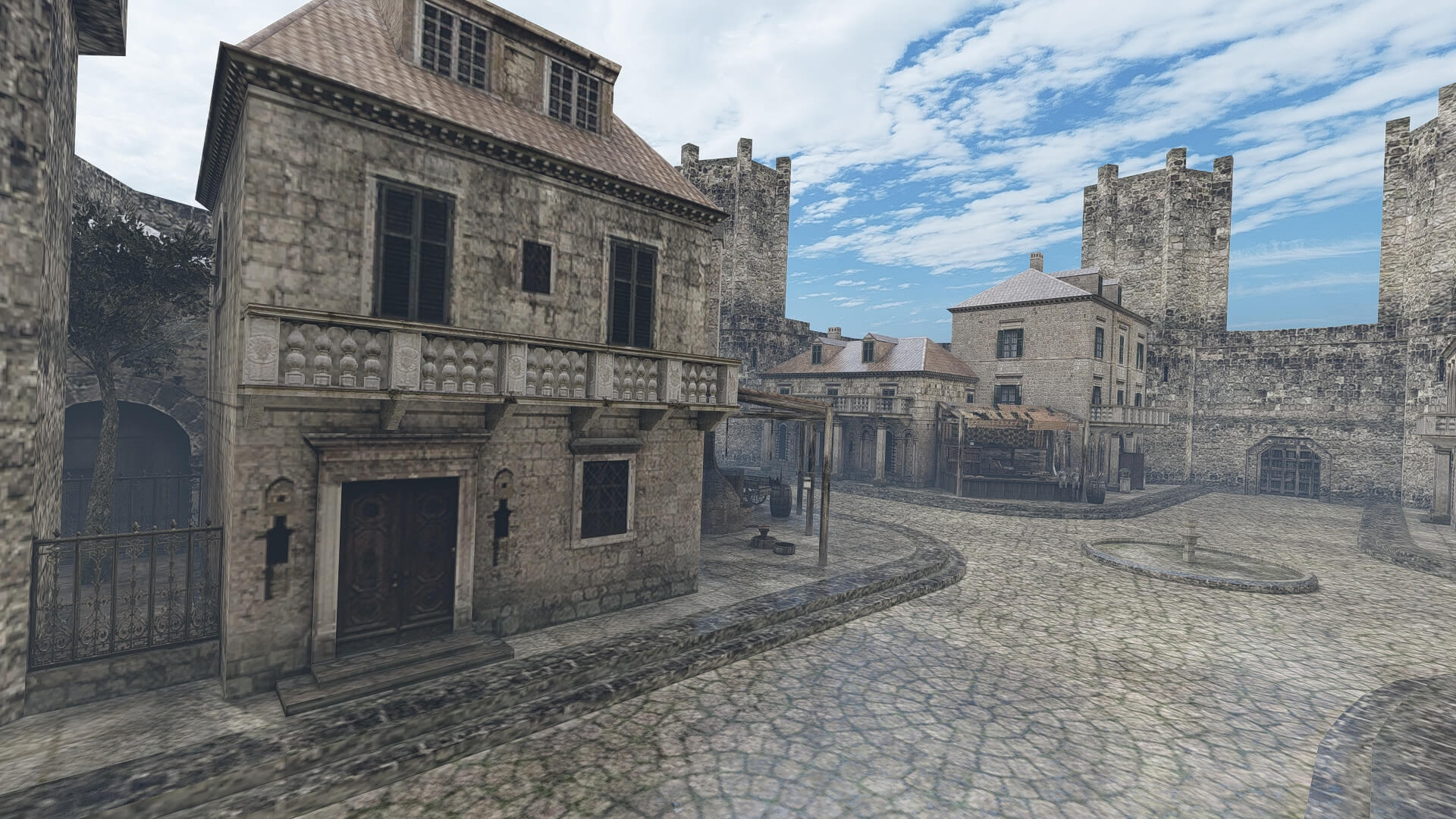Old German Town 3D Model by AlphaGroup