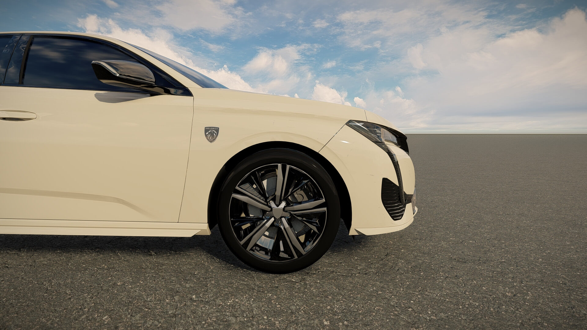 Peugeot 308 R Hybrid 2022 - 3D Model by AlphaGroup