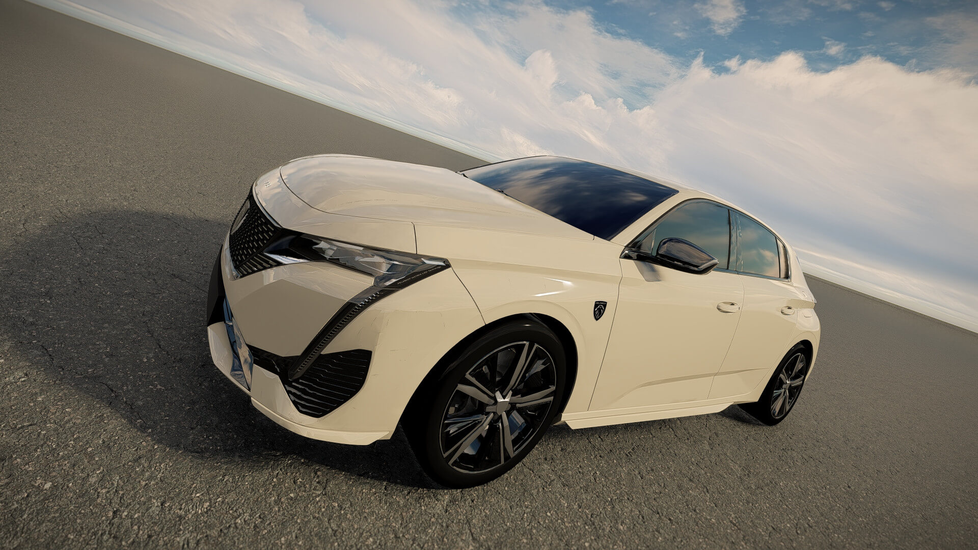 Peugeot 308 R Hybrid 2022 - 3D Model by AlphaGroup