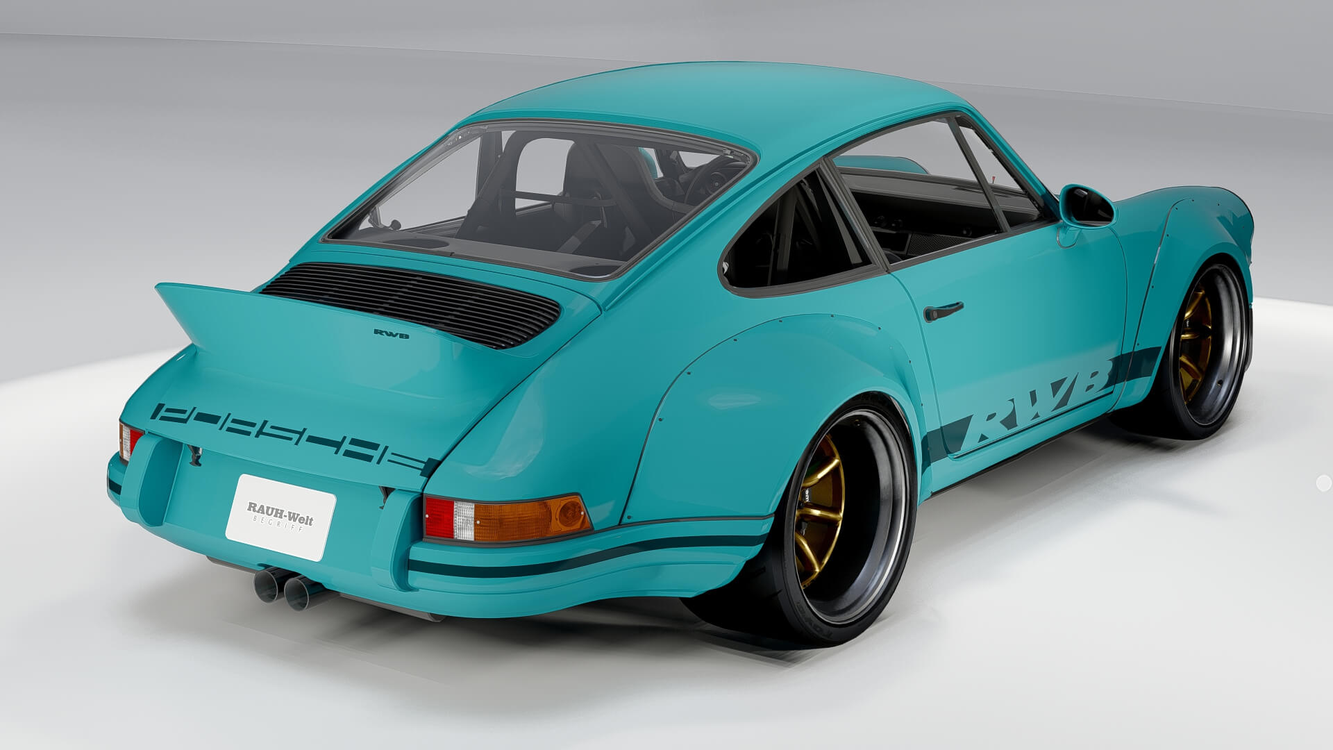 Poric Rwb Porsche Rwb 911 F-Series Narro Style 1972 3D Model by AlphaGroup