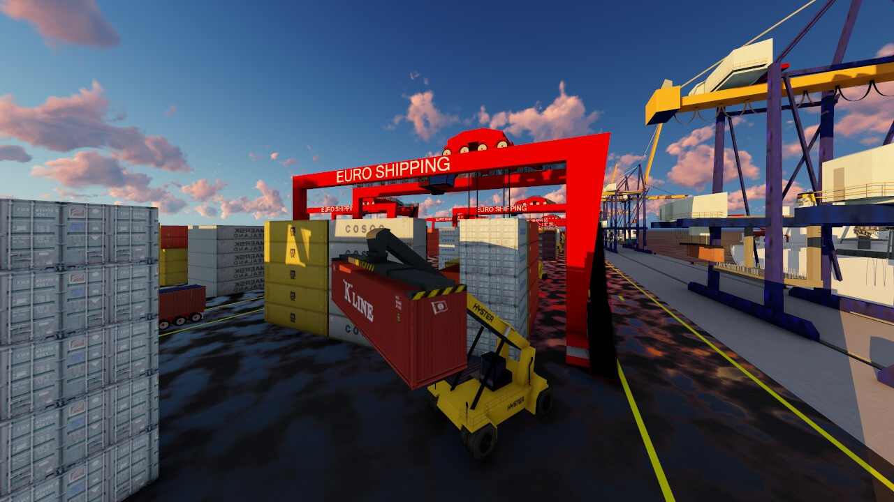 Sea Port 3D Model by AlphaGroup