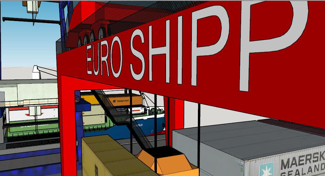 Sea Port 3D Model by AlphaGroup