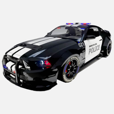 Shelby Mustang Police Car