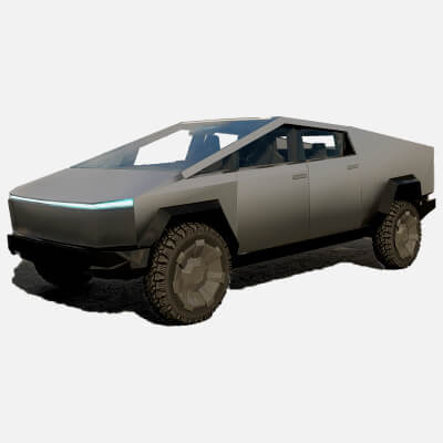 Tesla Cybertruck 2023 3d Model By Alphagroup