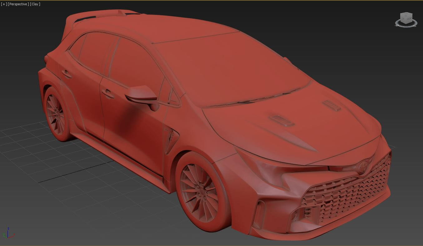 Toyota Corolla GR 2023 - 3D Model by AlphaGroup