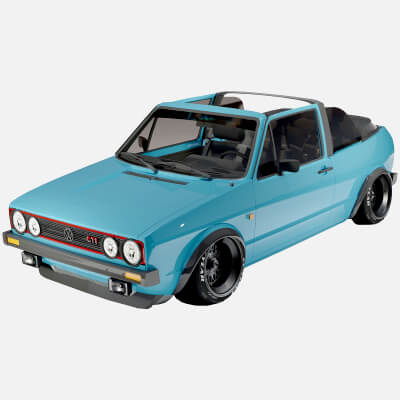 Volkswagen Golf Mk1 GTI Type 17 1975 Cabrio