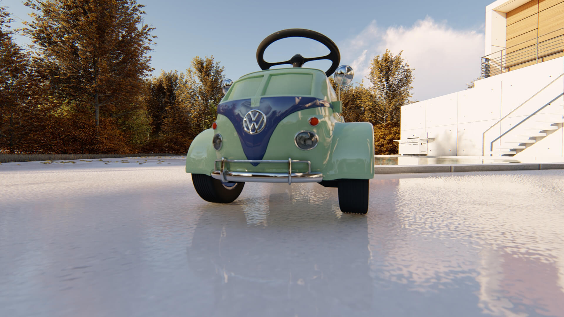 Volkswagen Toy Car - 3D Model by AlphaGroup