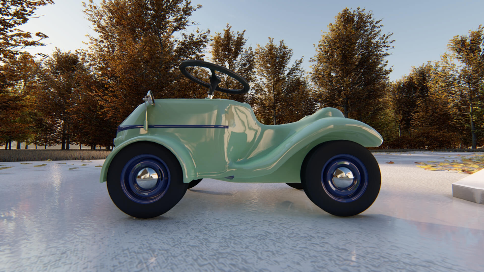 Volkswagen Toy Car - 3D Model by AlphaGroup