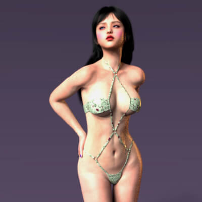 SU Sexy Line Bikini for Genesis 8 &amp 9 Texture Pack