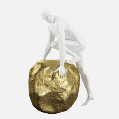 Kailoni Statue White Gold