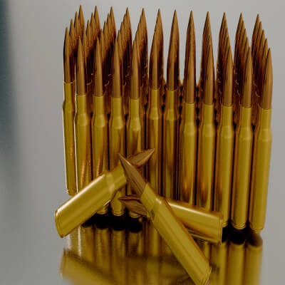Obj 3D Models | Weapons | Bullets | RenderHub