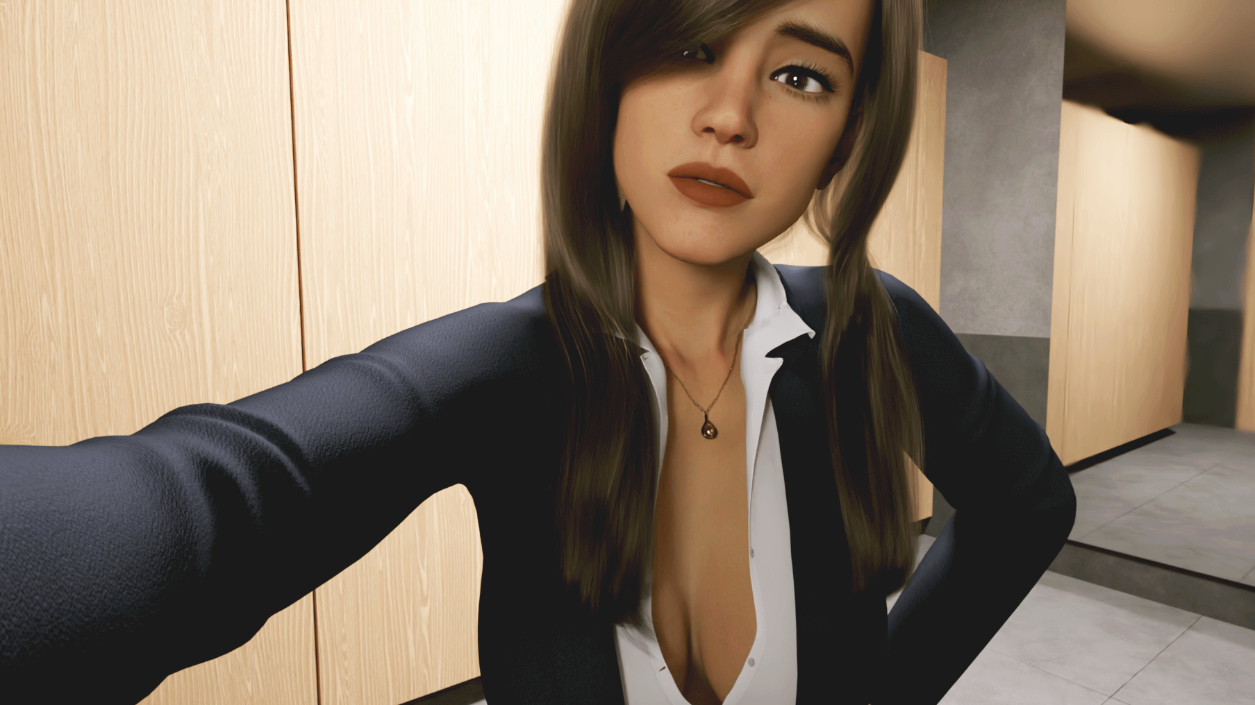 Jenny 3D Render, Digital Art by AmomynousGames