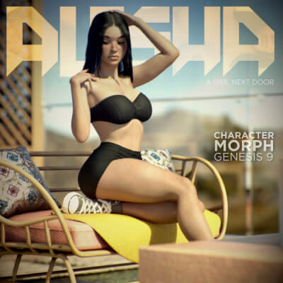 Alesha Female Morph for Genesis 9 by Amouretluxure