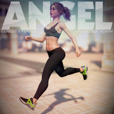 Angel Character Morph for Genesis 8/8.1 Female