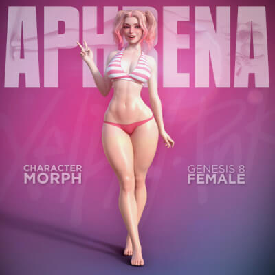 Aphrena Character Morph for Genesis 8/8.1 Female