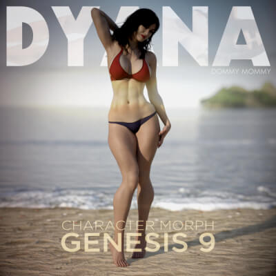 Dyana Character Morph for Genesis 9