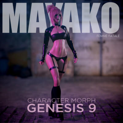 Mayako Character Morph for Genesis 9