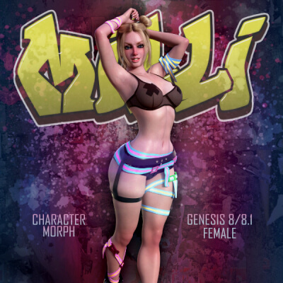 Milli Character Morph for Genesis 8/8.1 Female by Amouretluxure