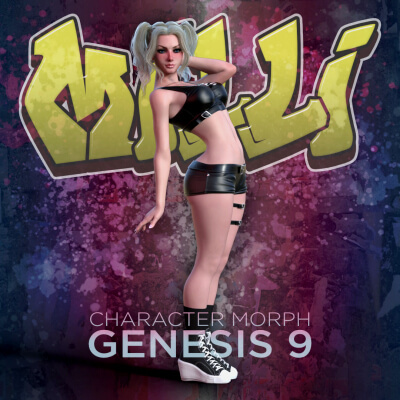 Milli Character Morph for Genesis 9