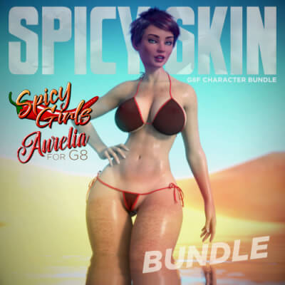Spicy Skin &amp Spicy Girl Aurelia Bundle for G8/G8.1F