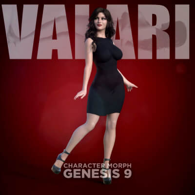 Valari Character Morph for Genesis 9 by Amouretluxure